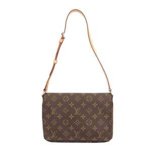 LOUIS VUITTON Authentic Brown Monogram Canvas Shoulder Bag